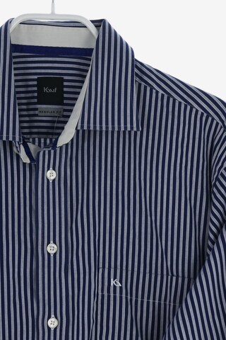 KAUF Button Up Shirt in L in Blue