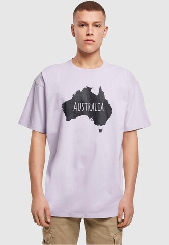 T-Shirt Merchcode en violet : devant