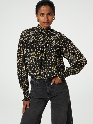 Fabienne Chapot Blouse 'Mila' in Zwart: voorkant