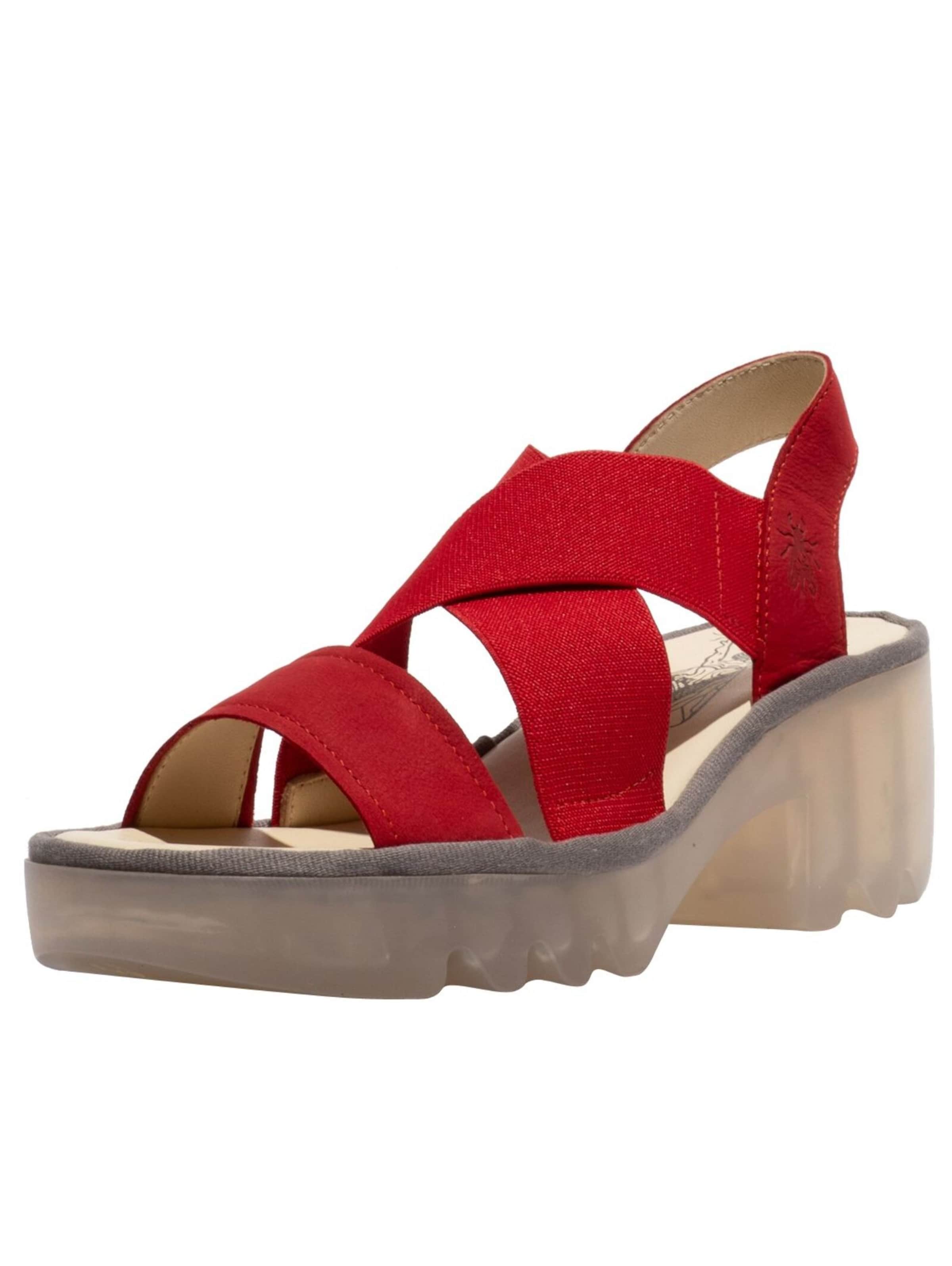 FLY LONDON Sandals in Red: front