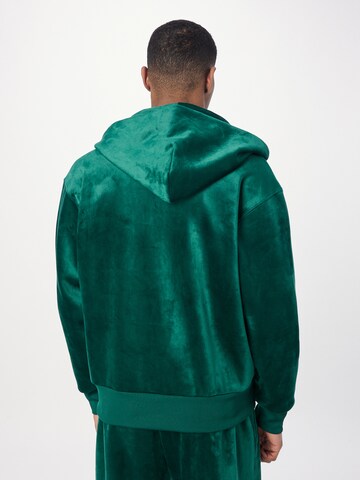 ADIDAS ORIGINALS Zip-Up Hoodie 'Premium Essentials+' in Green