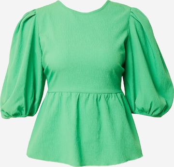 Notes du Nord - Blusa 'Carrie' en verde: frente