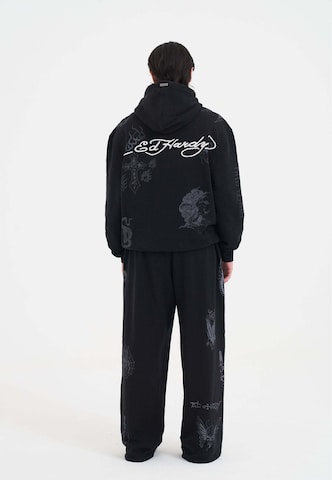 juoda Ed Hardy Laisvas Kelnės