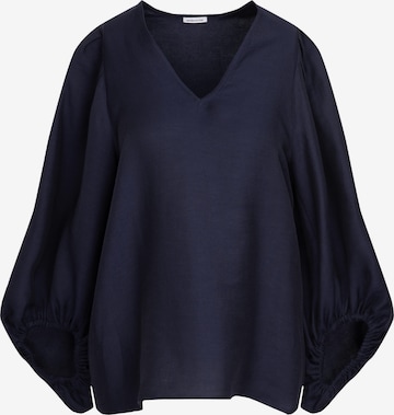 SEIDENSTICKER Bluse 'Schwarze Rose' in Blau: Vorderseite