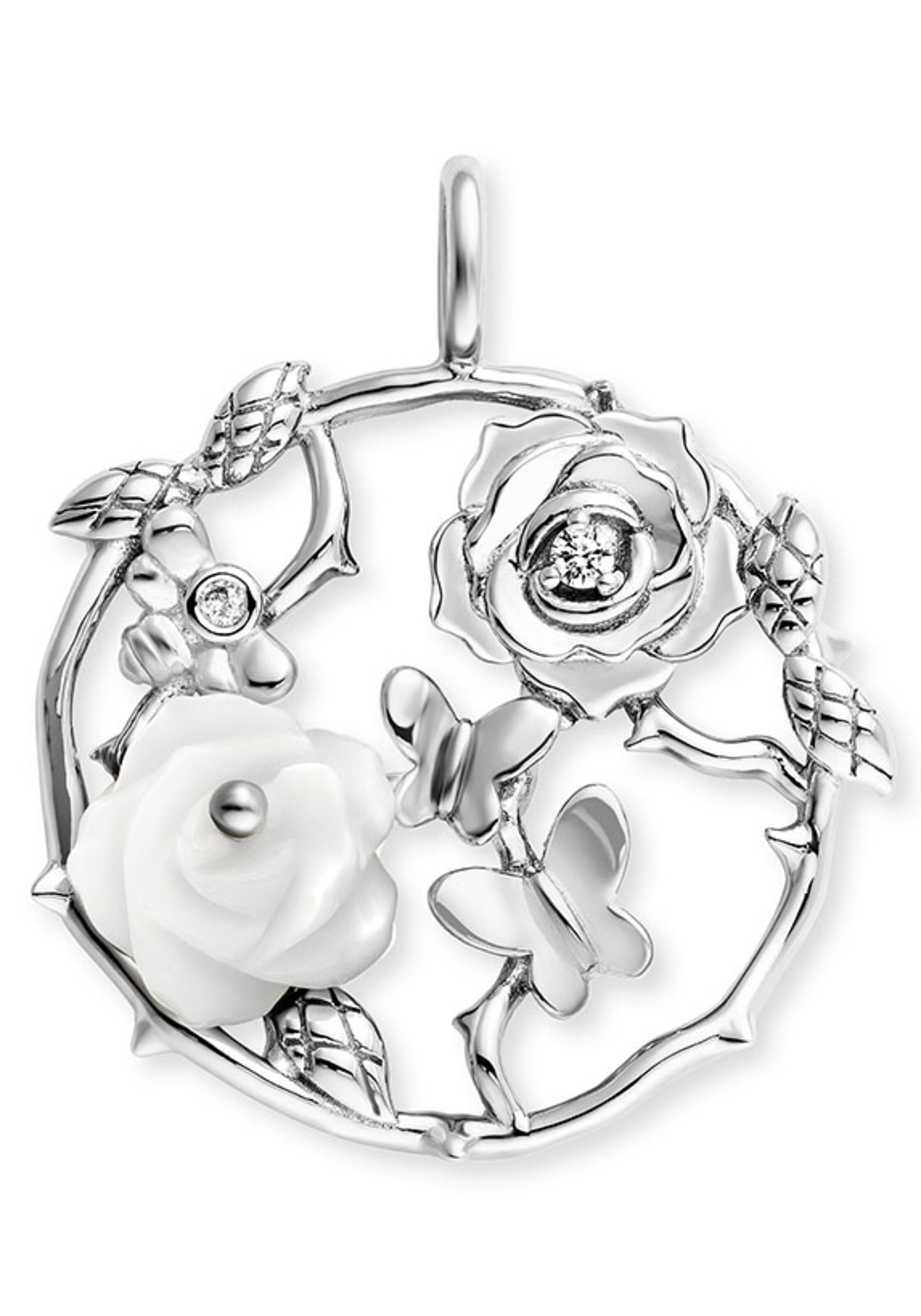 Engelsrufer Pendant in Silver: front