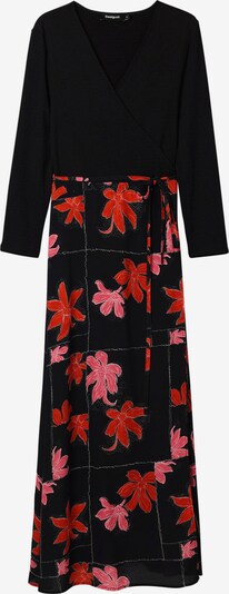 Desigual Kleid in rosa / feuerrot / schwarz, Produktansicht