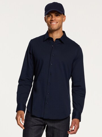 Coupe regular Chemise 'PABLO' Shiwi en bleu