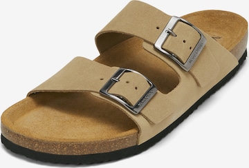 Marc O'Polo Mules in Beige: front