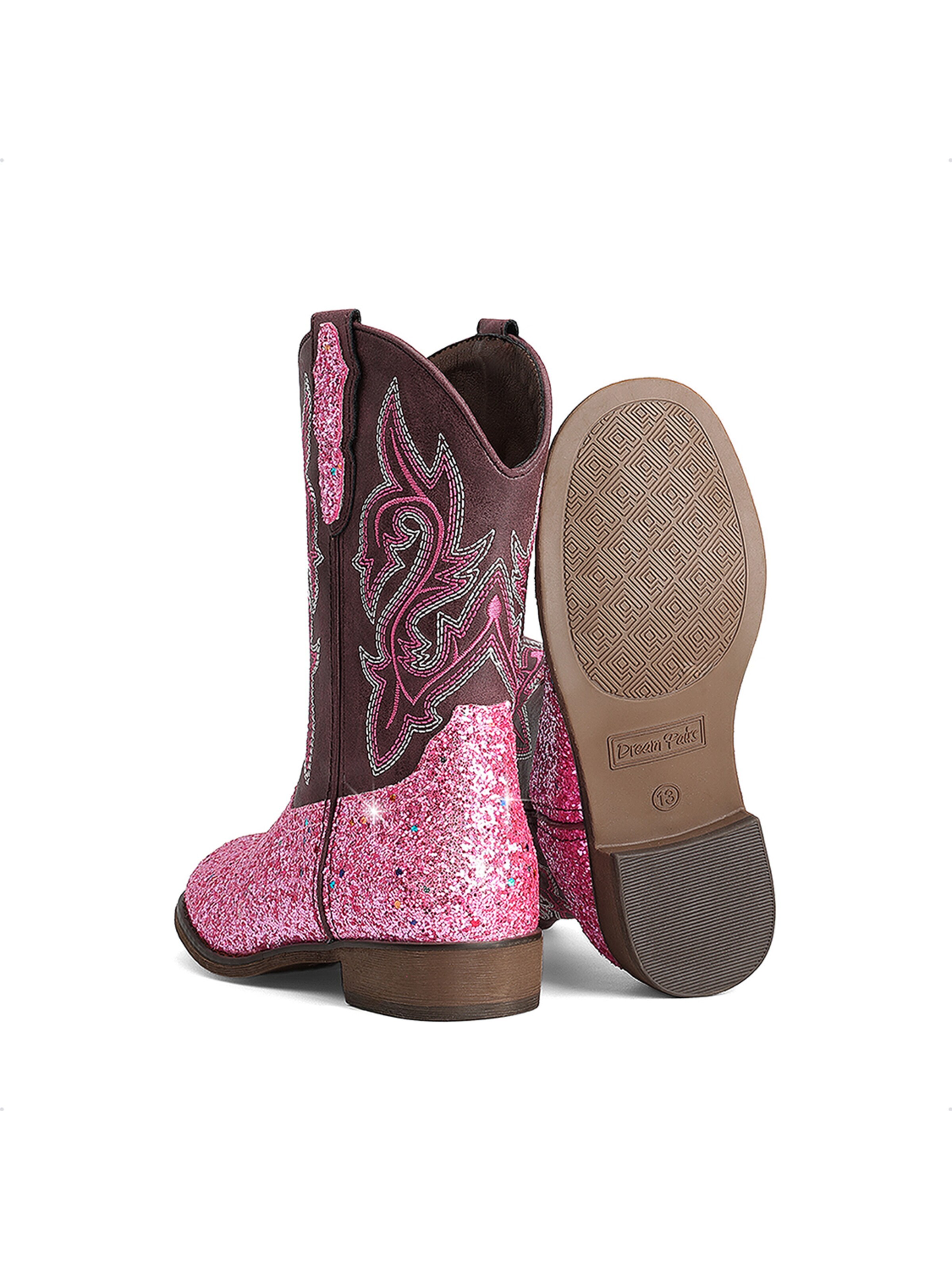 Bottes 'DREAM PAIRS Jungen Mädchen stiefel Wasserabweisend' Dream Pairs en rose