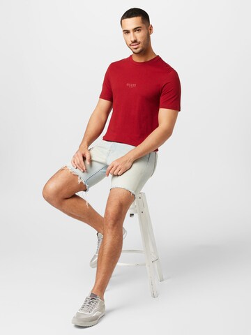 GUESS T-Shirt 'Aidy' in Rot