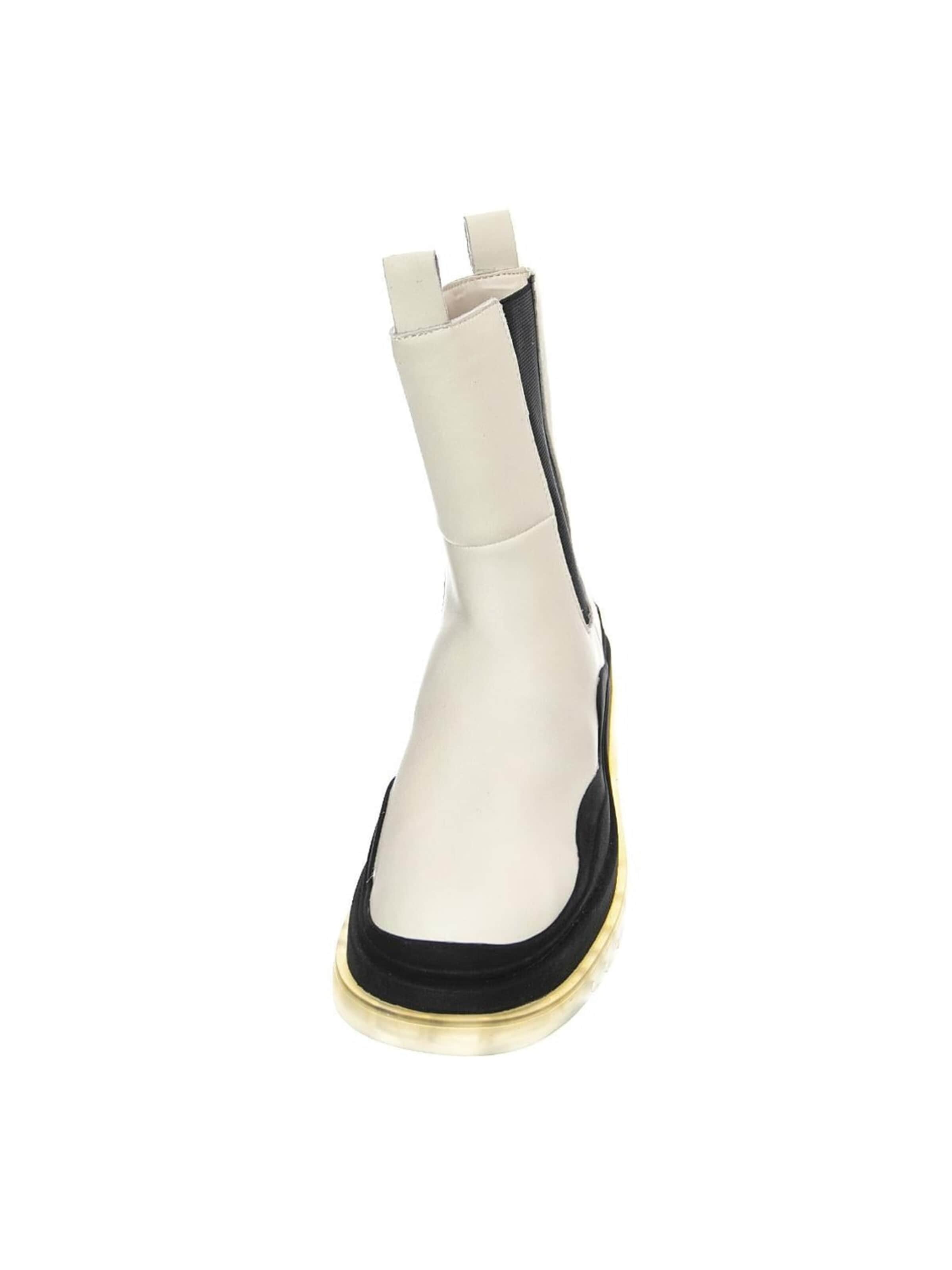 STEVE MADDEN Kozaki 'Womens Challenger White Bone Boots' w kolorze biały
