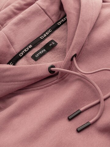 Ombre Sweatshirt 'OM-SSBN-0161' in Roze