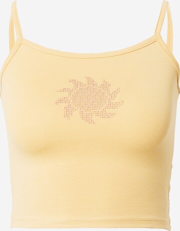 Cotton On Top in Yellow: front