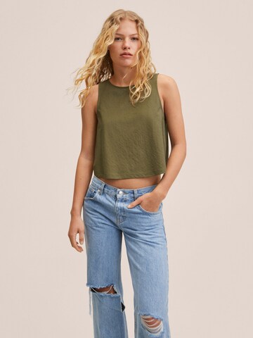 MANGO Top 'CINTIA 2' in Green: front