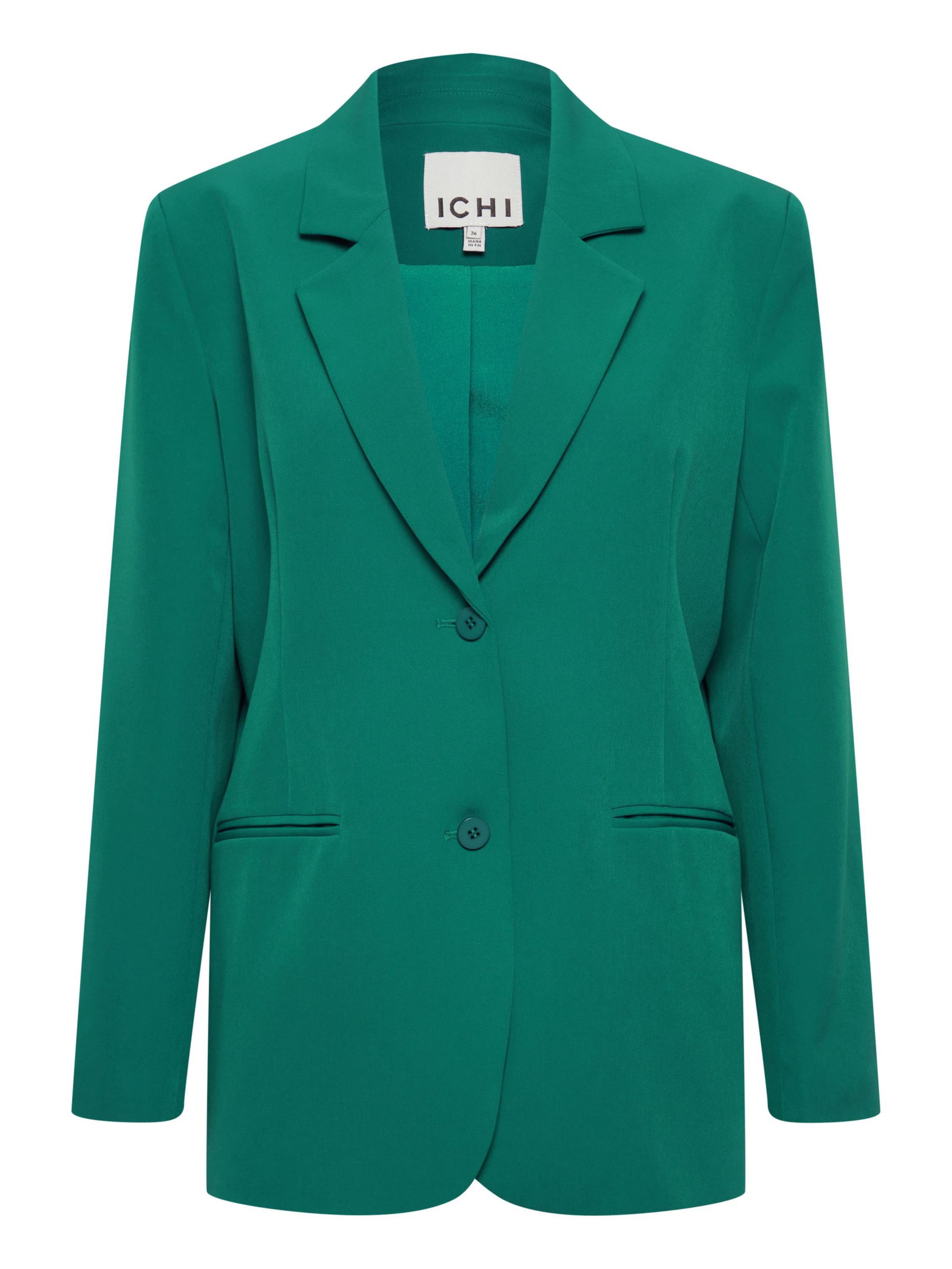 ICHI Blazer 'Lexi' in Grün: Vorderseite