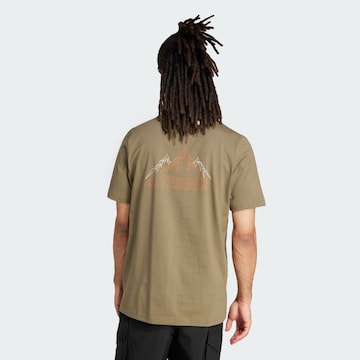 ADIDAS TERREX Functioneel shirt 'Mountain' in Groen: voorkant