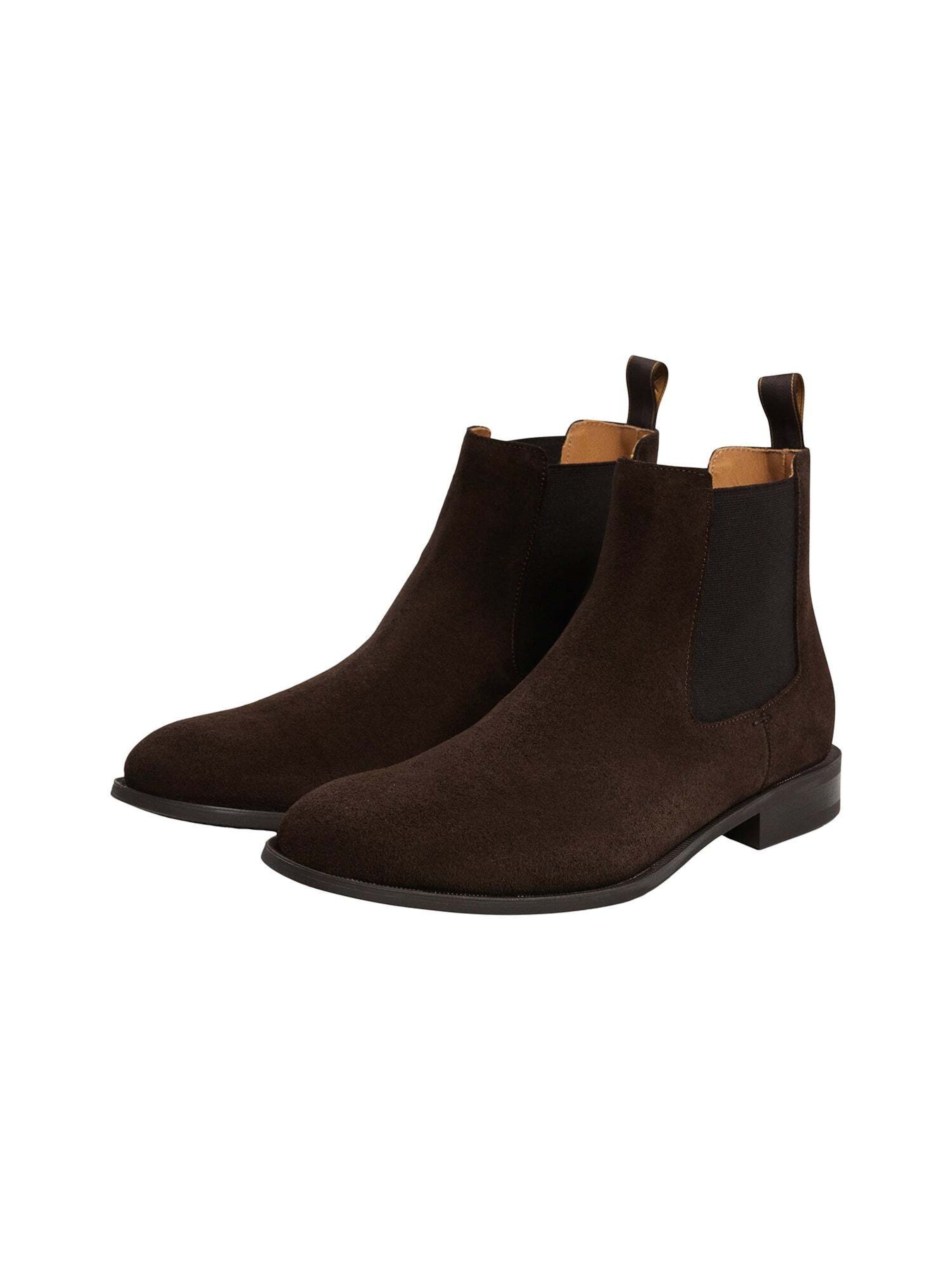 Boots chelsea di Hackett London in marrone