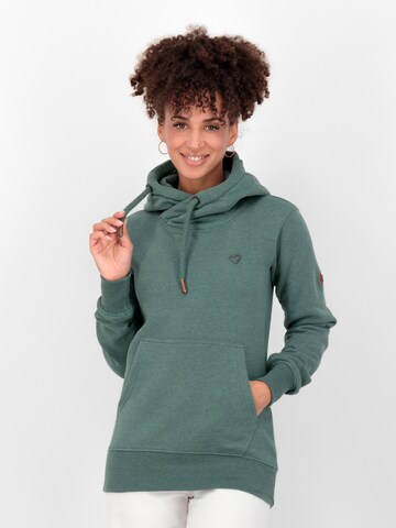 Alife and Kickin Sweatshirt 'Sarah AK' in Groen: voorkant