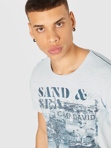 T-Shirt CAMP DAVID en bleu