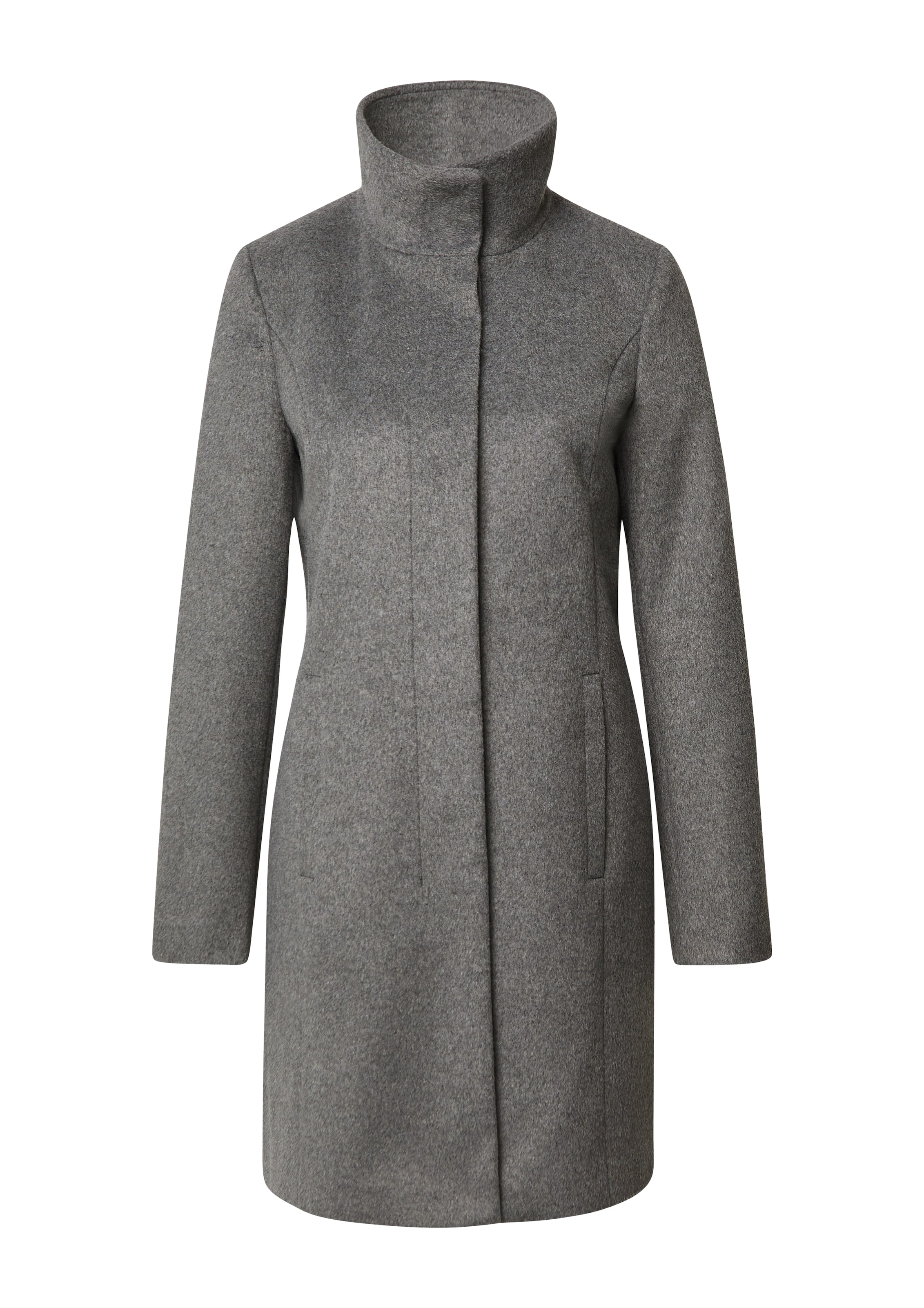 COMMA Wintermantel in Grijs: voorkant