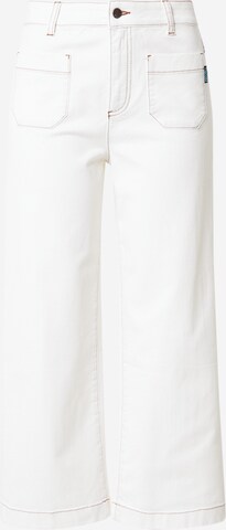 Tranquillo Zvonové kalhoty Džíny – bílá: přední strana