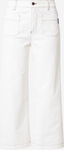 Tranquillo Wide leg Jeans in Wit: voorkant