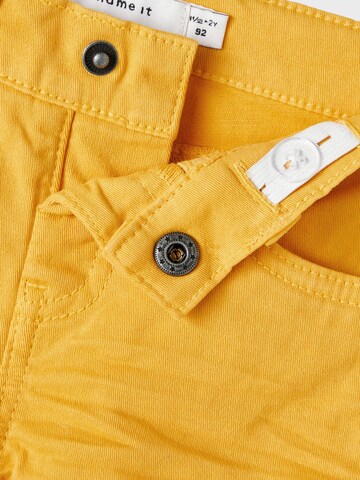 NAME IT Normalny krój Spodnie 'SOFUS' w kolorze żółty