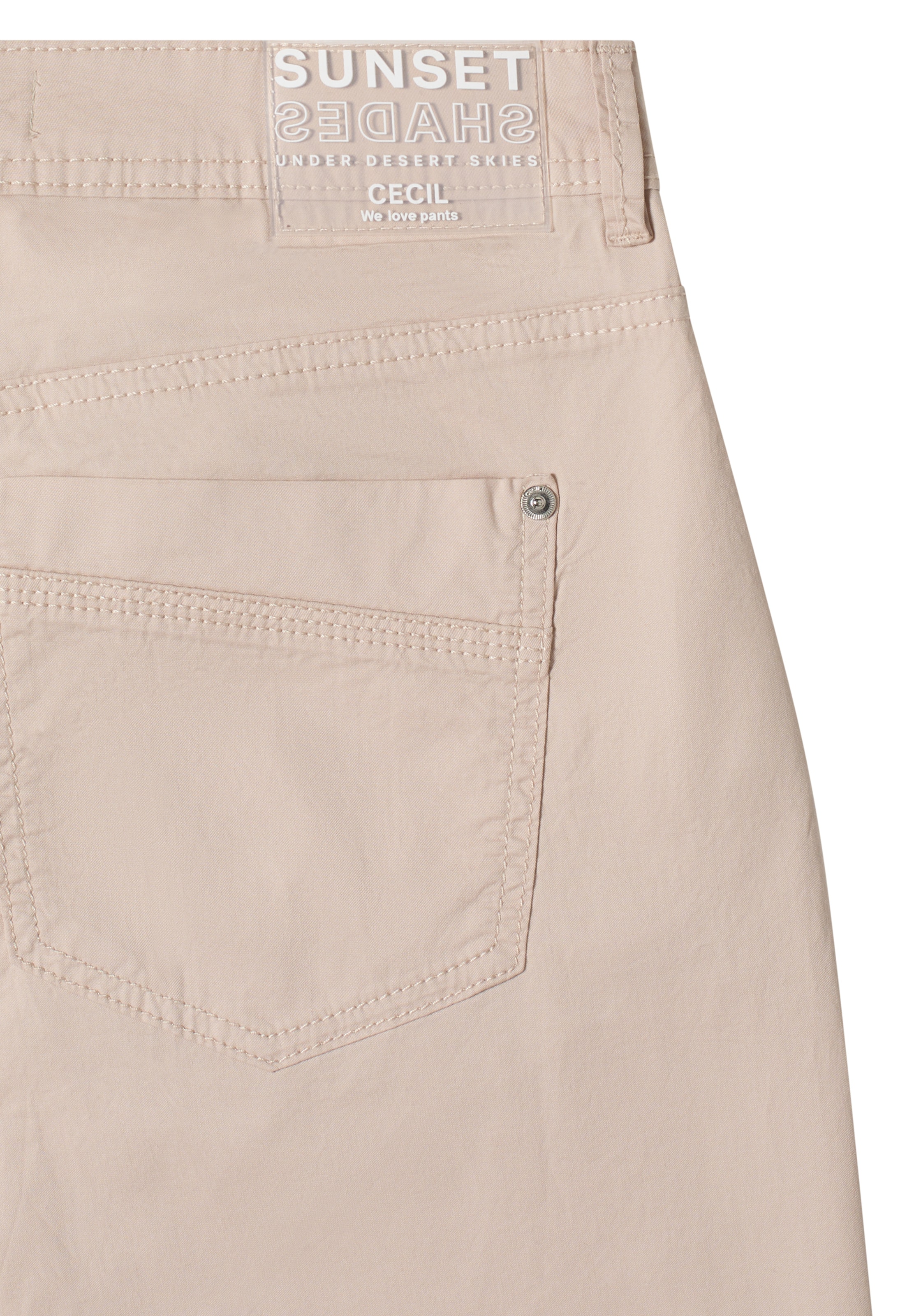 CECIL Barrel Pants in Beige