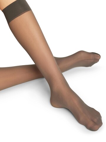 FALKE Overknee Strümpfe 'Matt Deluxe'‌‌‌‌‌‌‌‌‌‌ in Grau