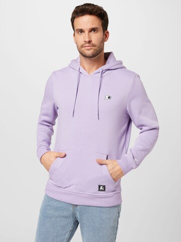 Starter Black Label Sweatshirt 'Essential' in Purple: front