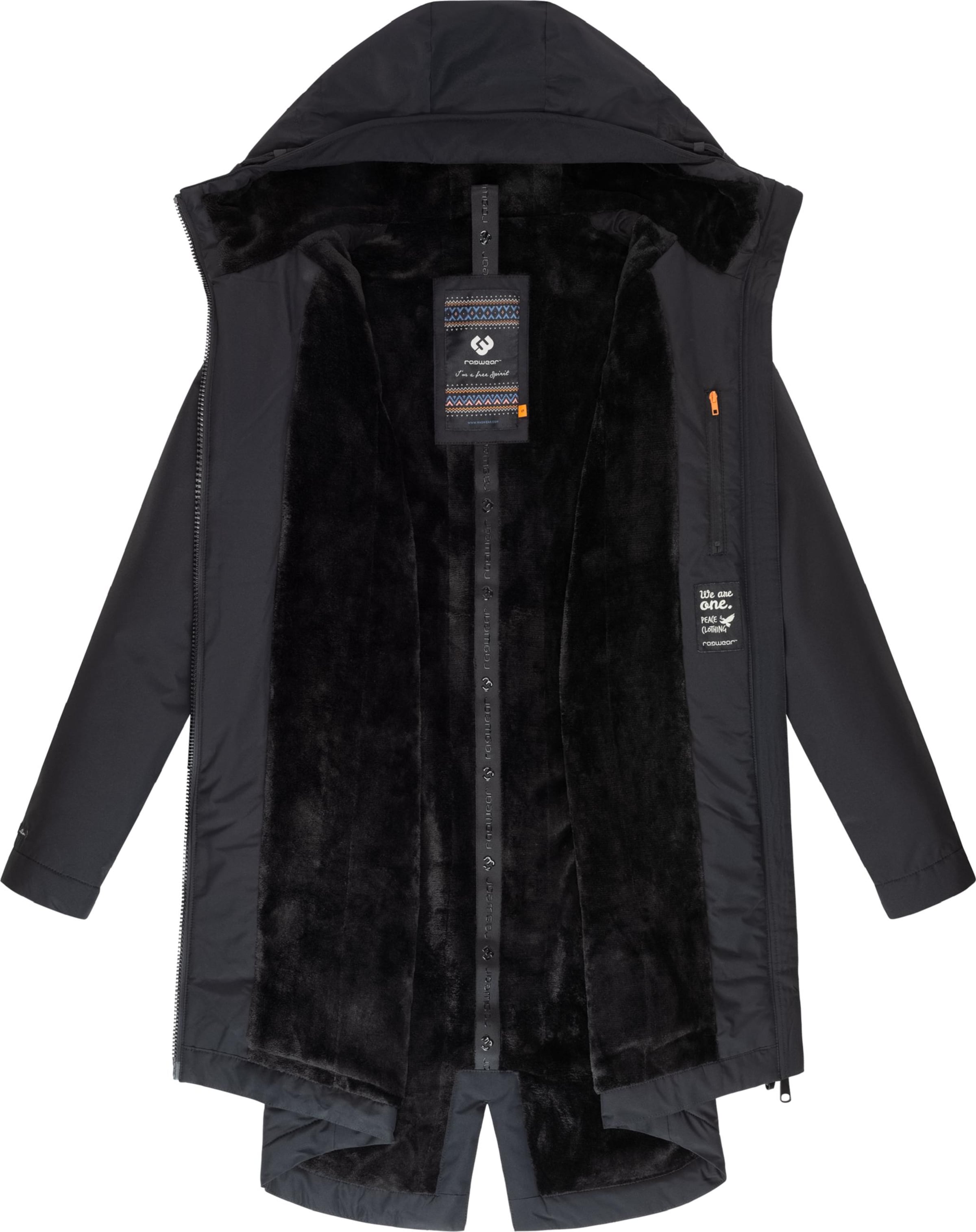 Cappotto invernale 'Holstic' di Ragwear in nero