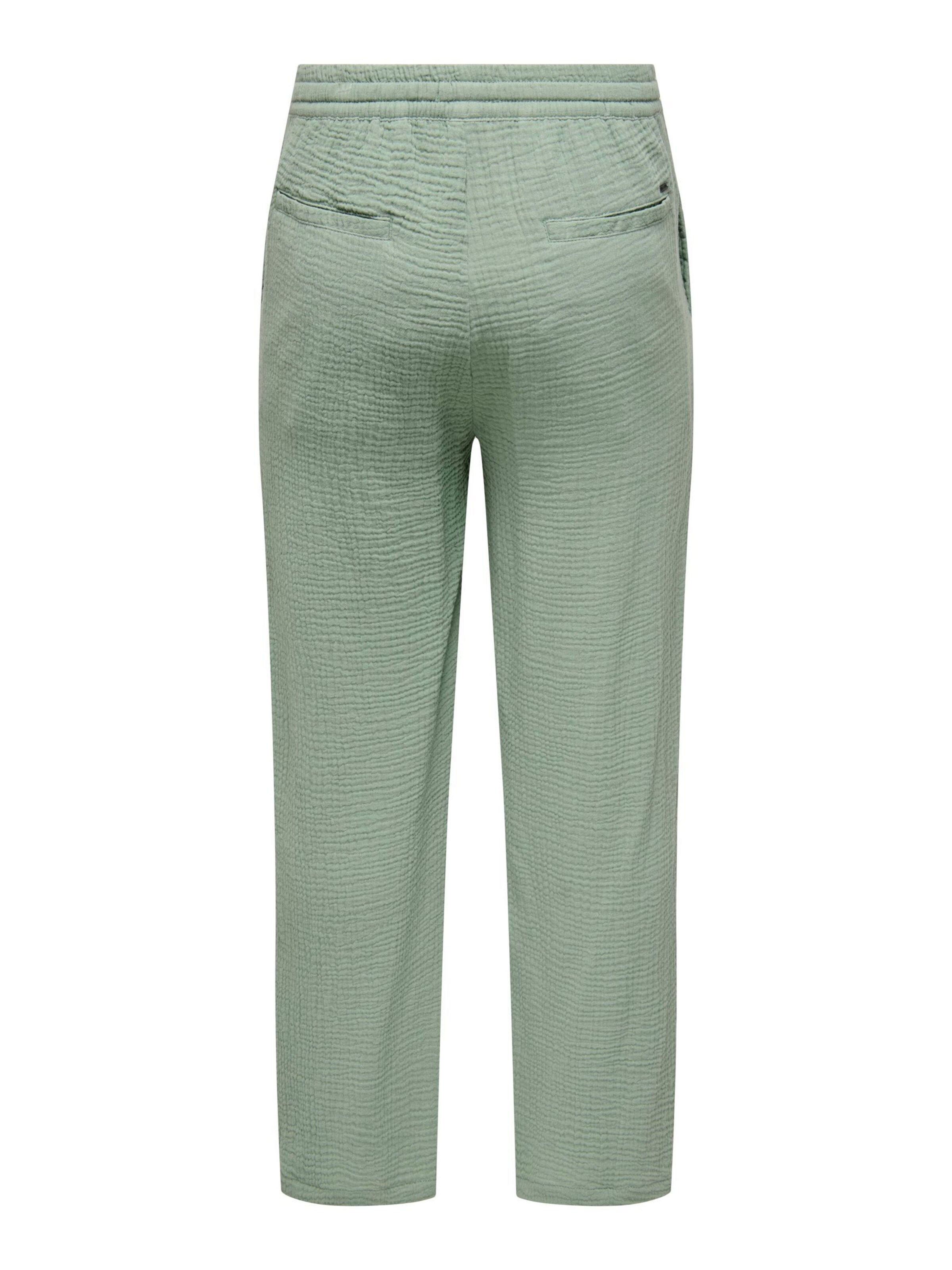 Only & Sons Loosefit Broek 'ONSSinus' in Groen