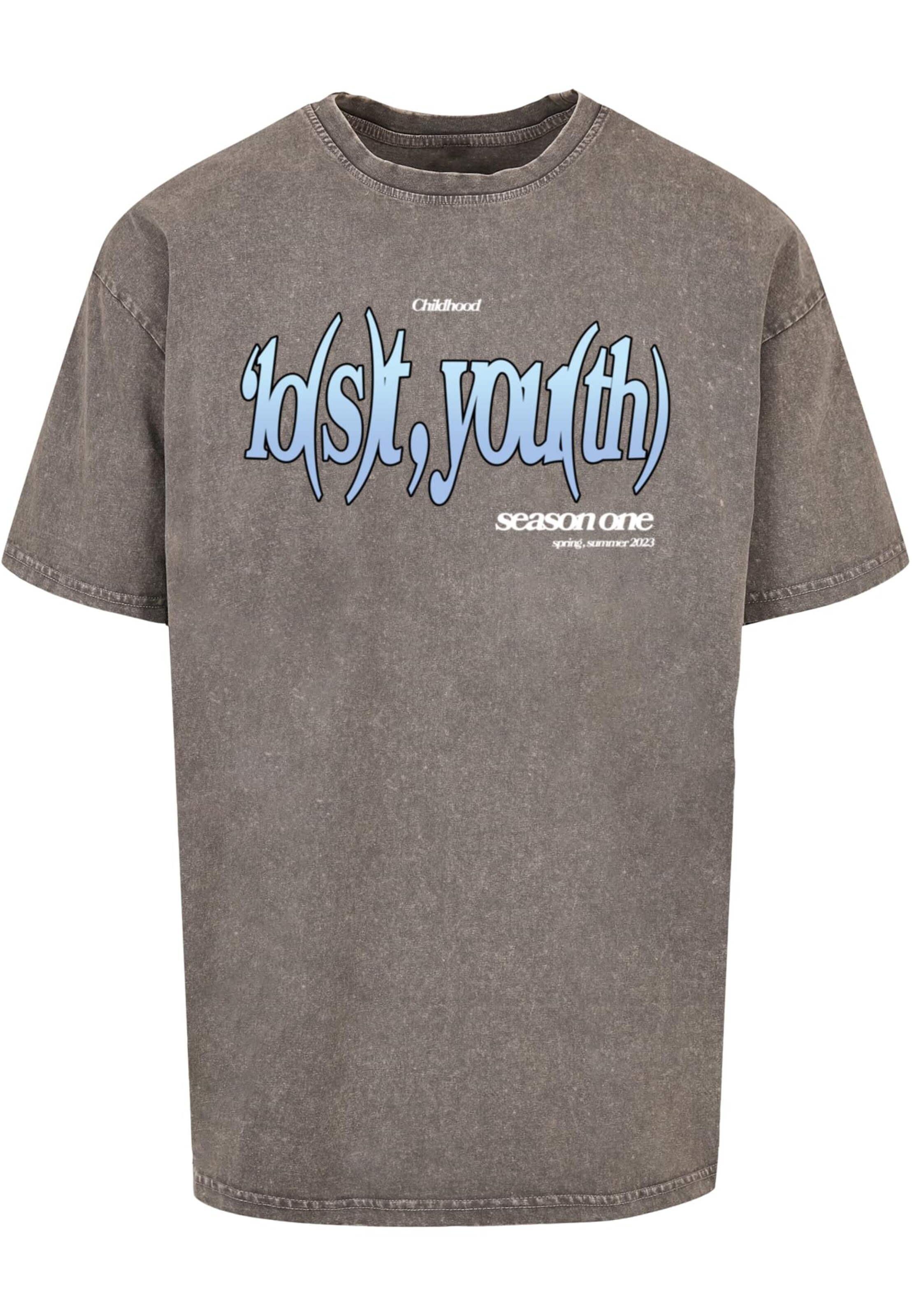 Lost Youth Shirt in Grey: front
