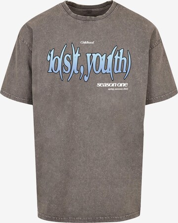 Lost Youth Shirt in Grijs: voorkant