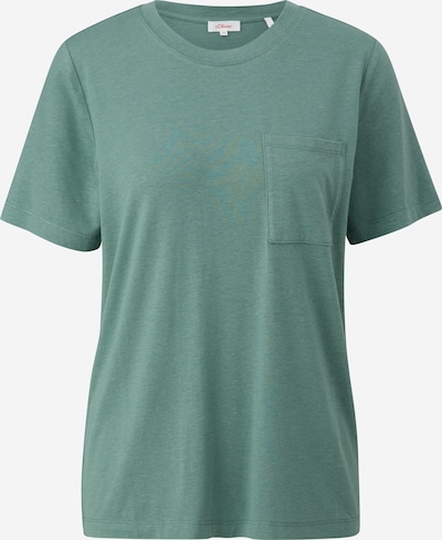 s.Oliver Shirt in dunkelgrün, Produktansicht