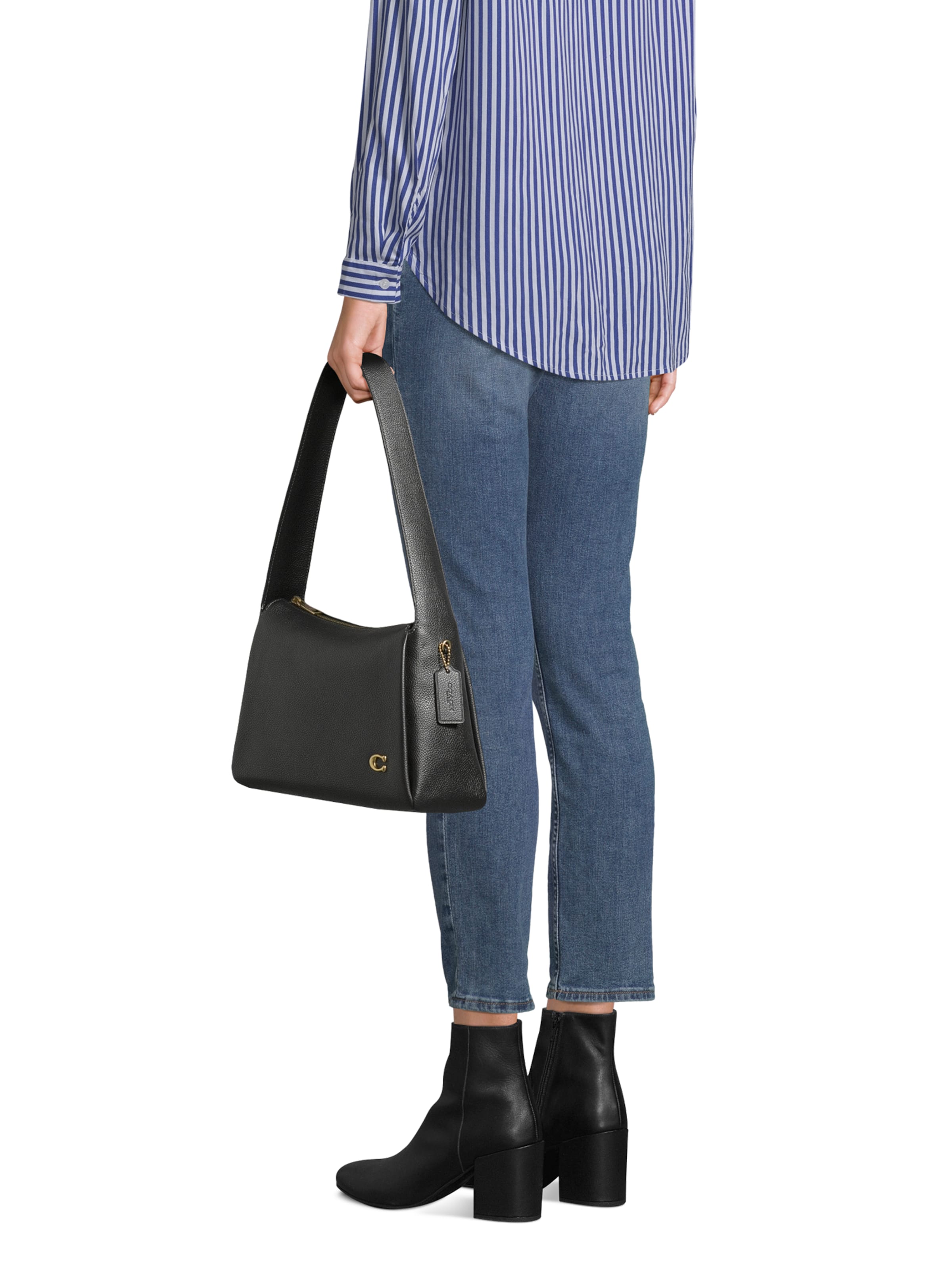 COACH Наплечная сумка 'Lola' в Черный