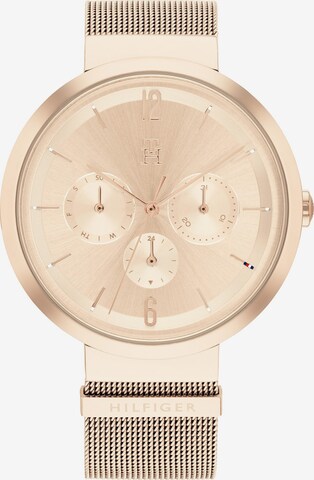 TOMMY HILFIGER Analog Watch in Gold: front