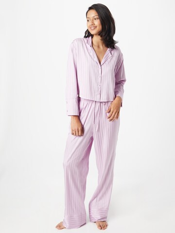 Hunkemöller Pajama Shirt in Purple