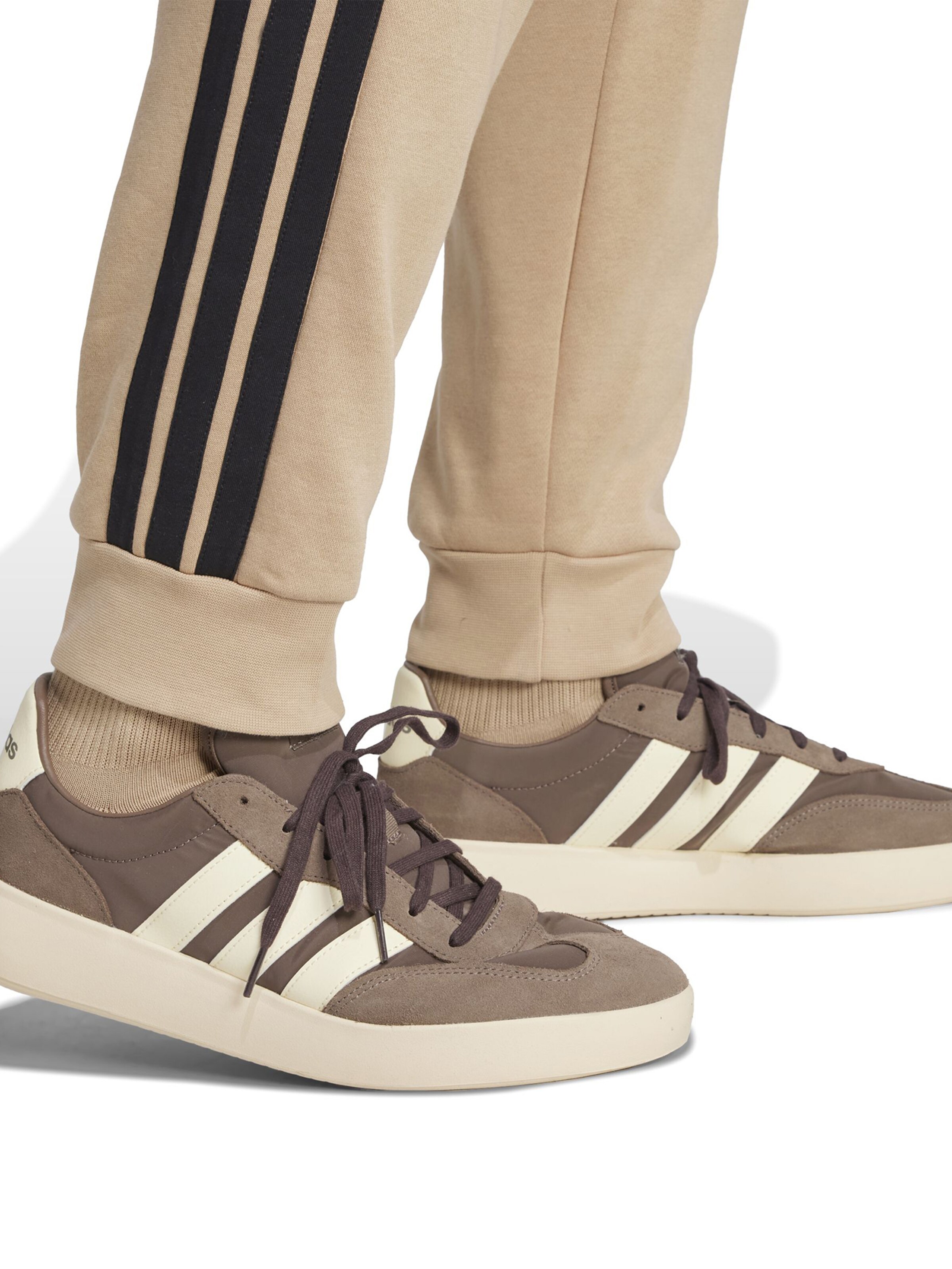 ADIDAS SPORTSWEAR Конический (Tapered) Спортивные штаны 'Essentials' в Бежевый