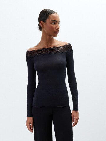 INTIMISSIMI Shirt in Black: front