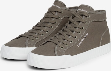 Calvin Klein Jeans High-Top Sneakers in Green