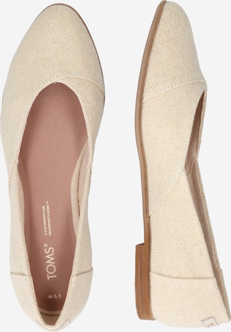 TOMS Ballerina i beige