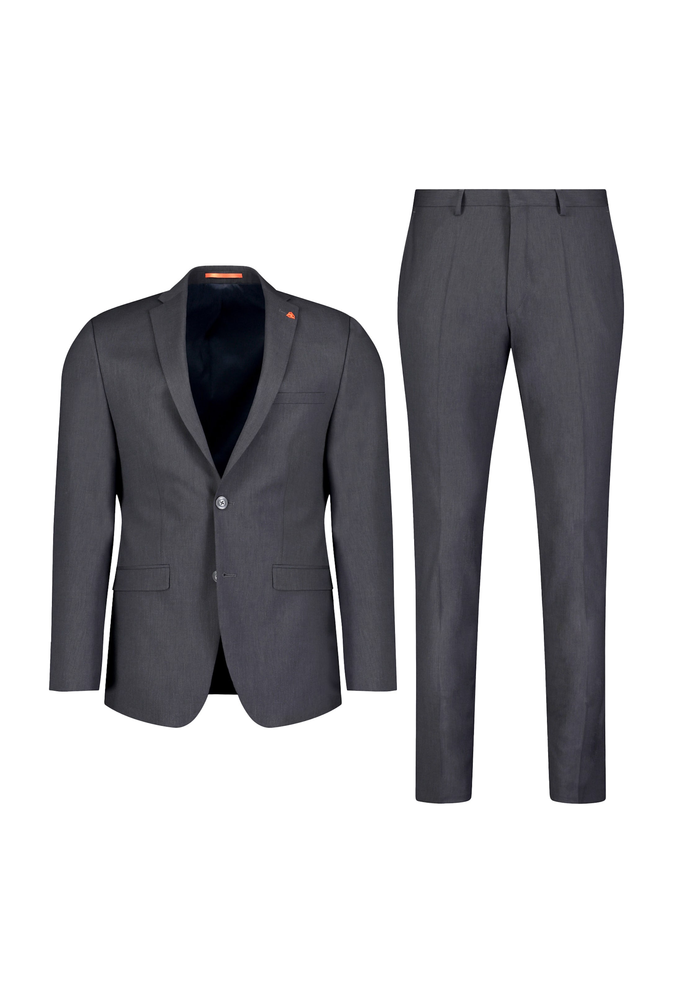 ROY ROBSON Slimfit Hosenanzug in Grau: Vorderseite