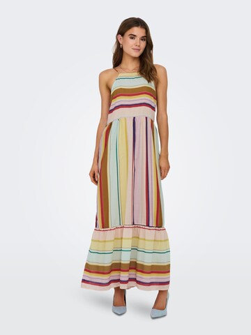 ONLY فستان صيفي بلون ألوان ثانوية