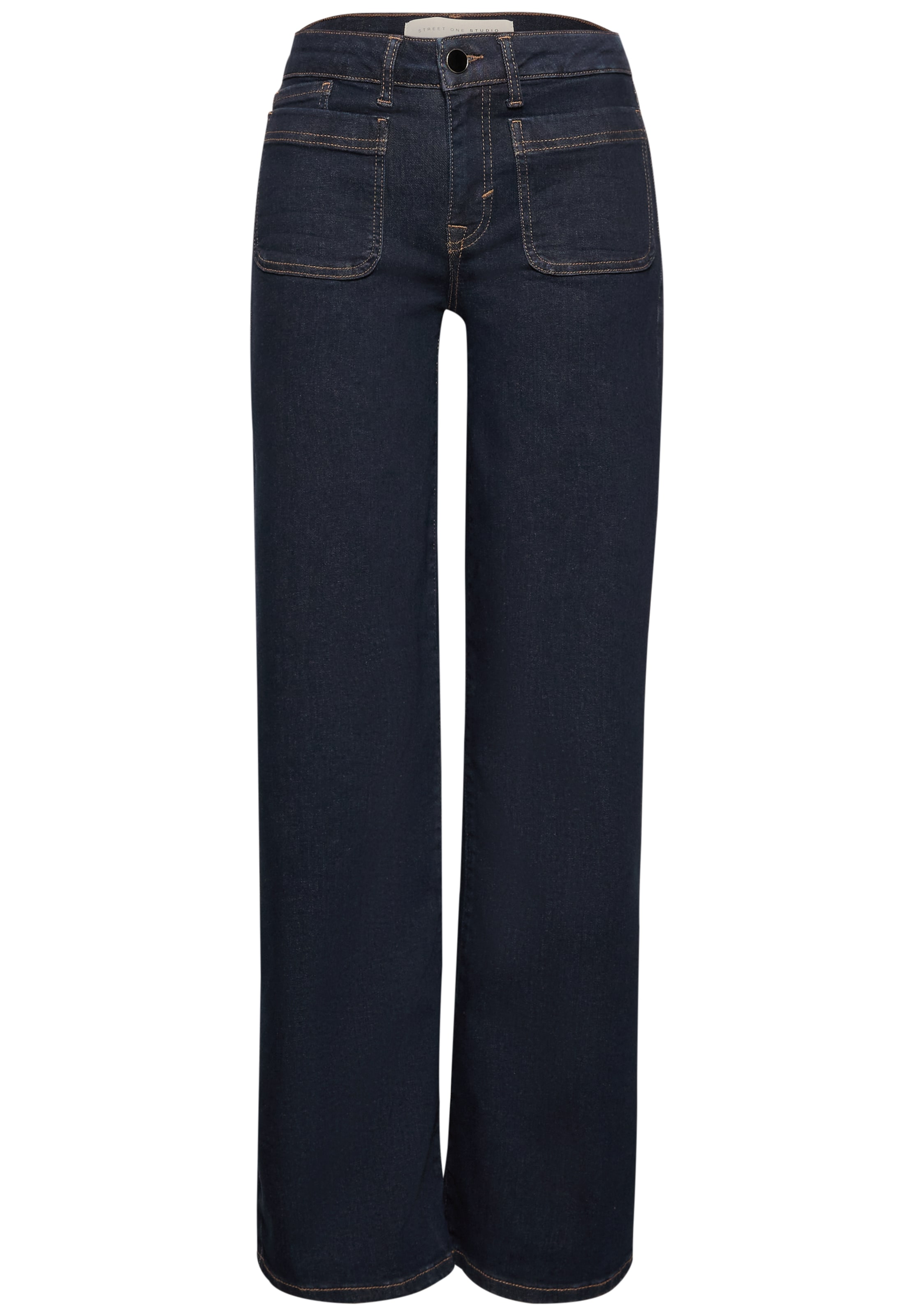 Street One Studio Loose fit Jeans in Blue: front
