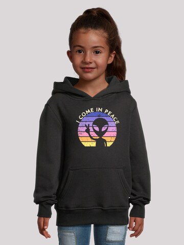 F4NT4STIC Sweatshirt 'Alien Peace Sunset' in Black: front
