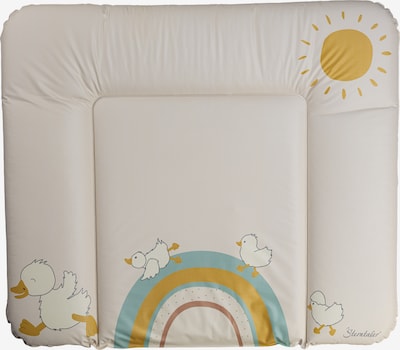 STERNTALER Wickelauflage 'Edda' in ecru / hellblau / braun / safran / weiß, Produktansicht