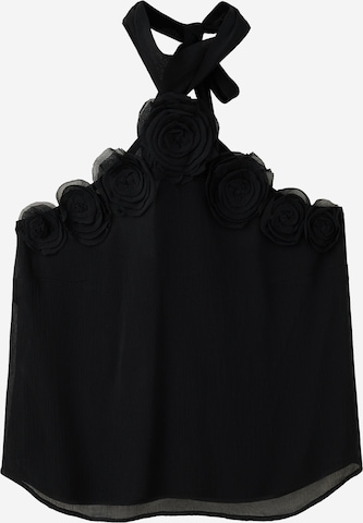 Top 'LINDSAY' de la MANGO pe negru: față