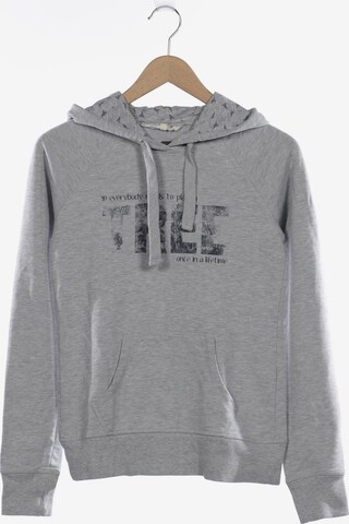 TOM TAILOR DENIM Sweatshirt & Zip-Up Hoodie in S in Grey: front