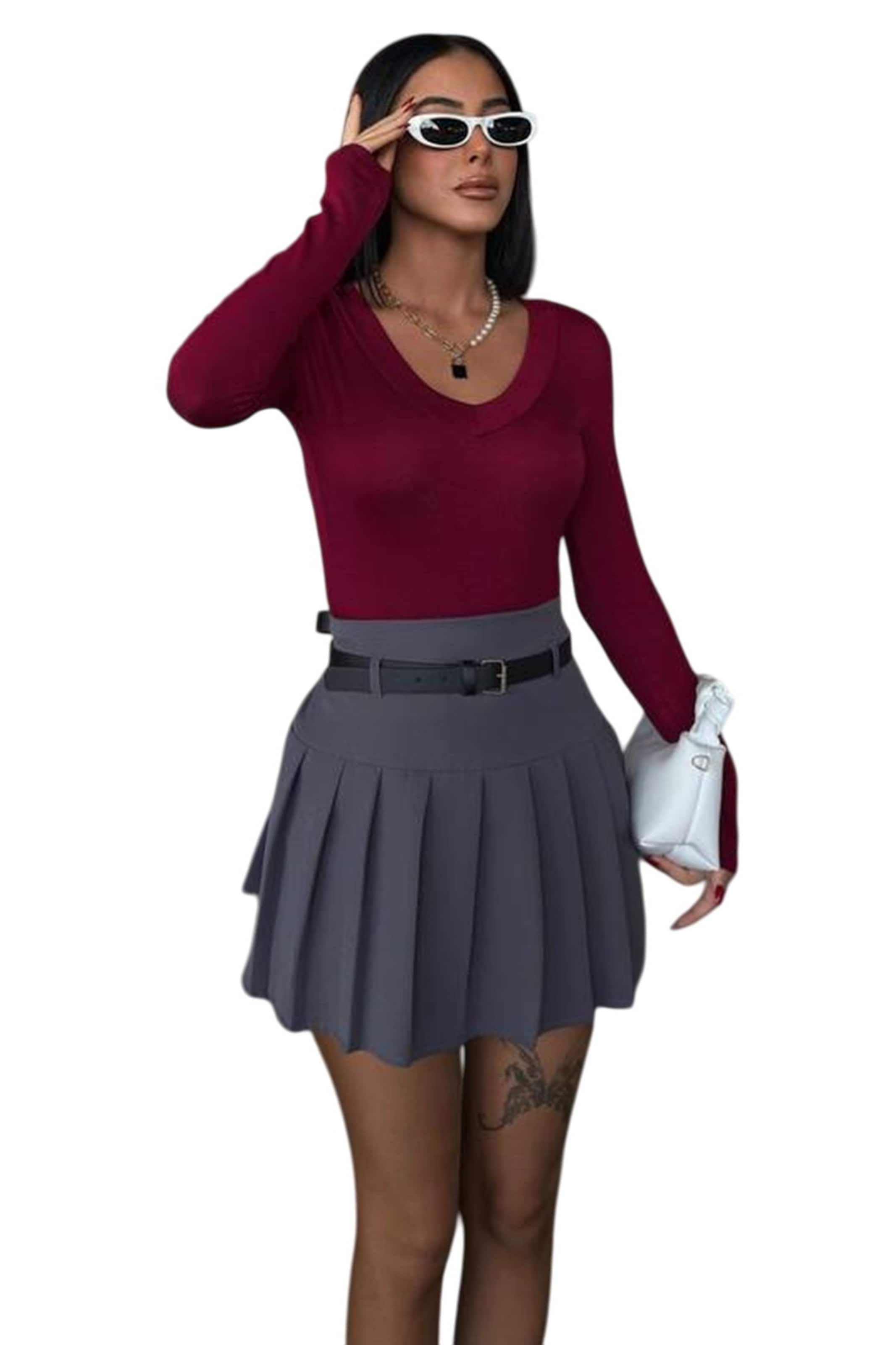 WOMAN VISION Bluse in Rot: Vorderseite